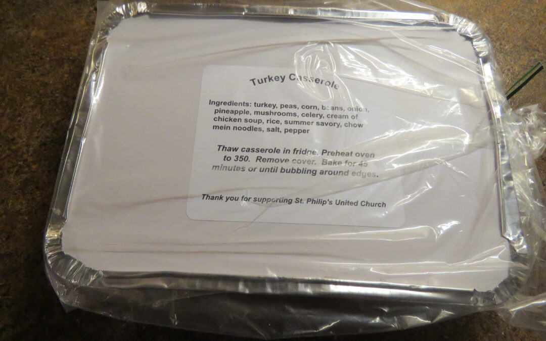 Ready to Freeze Casseroles